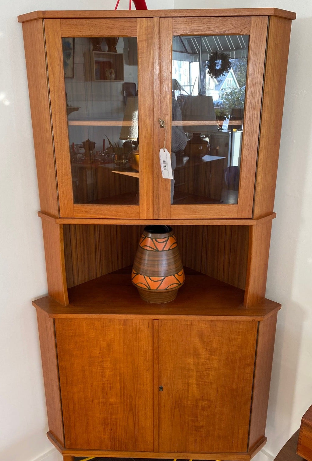 Vintage Teak Corner Cabinet From Royal Board of Sweden- Cook Street Vintage