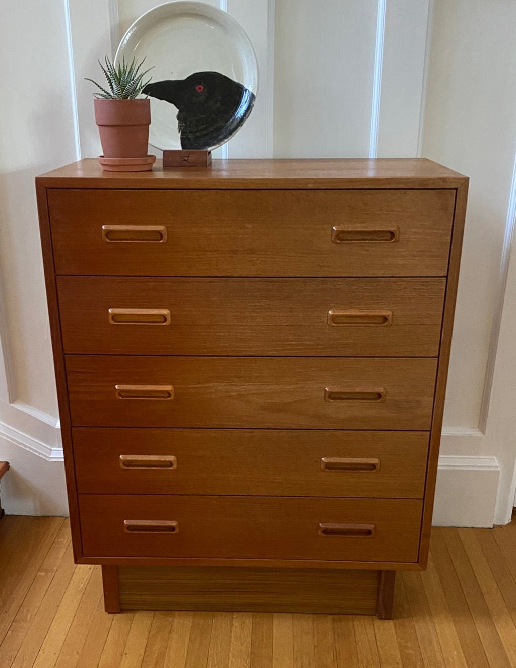 1960s Five Drawer Teak Dresser- Cook Street Vintage