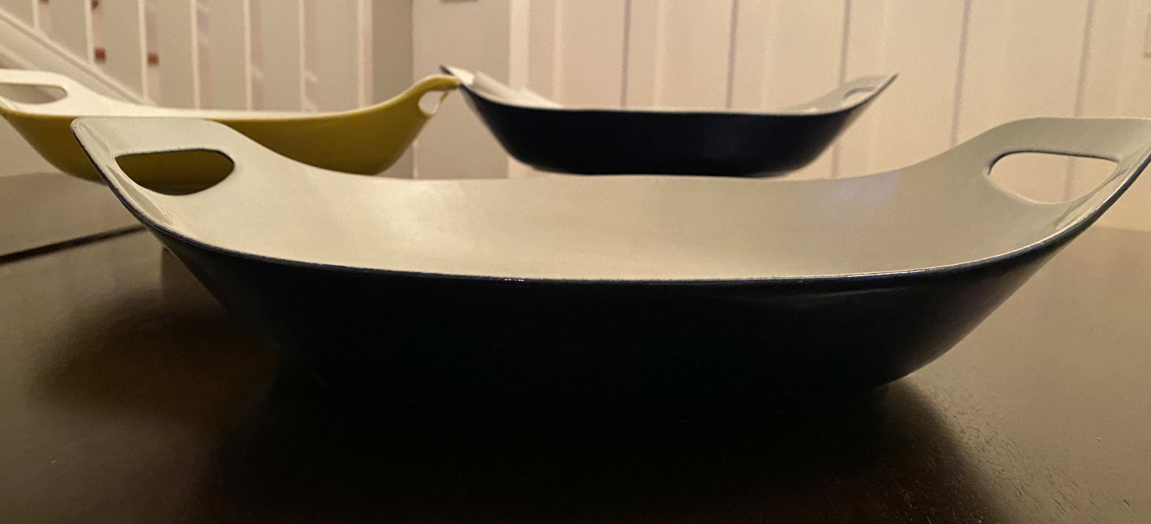 Vintage Blue Copco Roasting & Casserole Dish - Cook Street Vintage