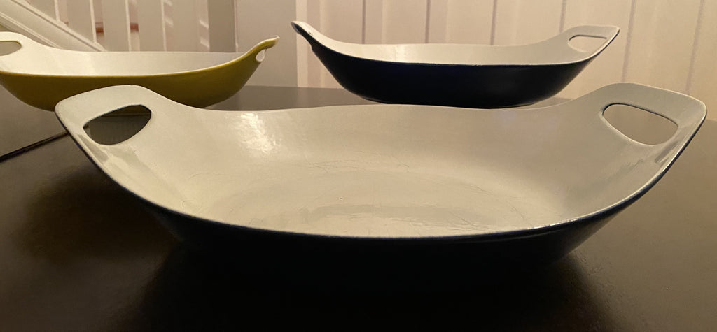 Vintage Blue Copco Roasting & Casserole Dish - Cook Street Vintage