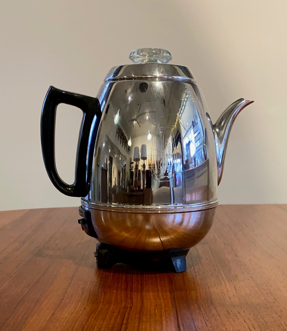 Vintage General Electric Coffee Percolator Model P400B- Cook Street Vintage
