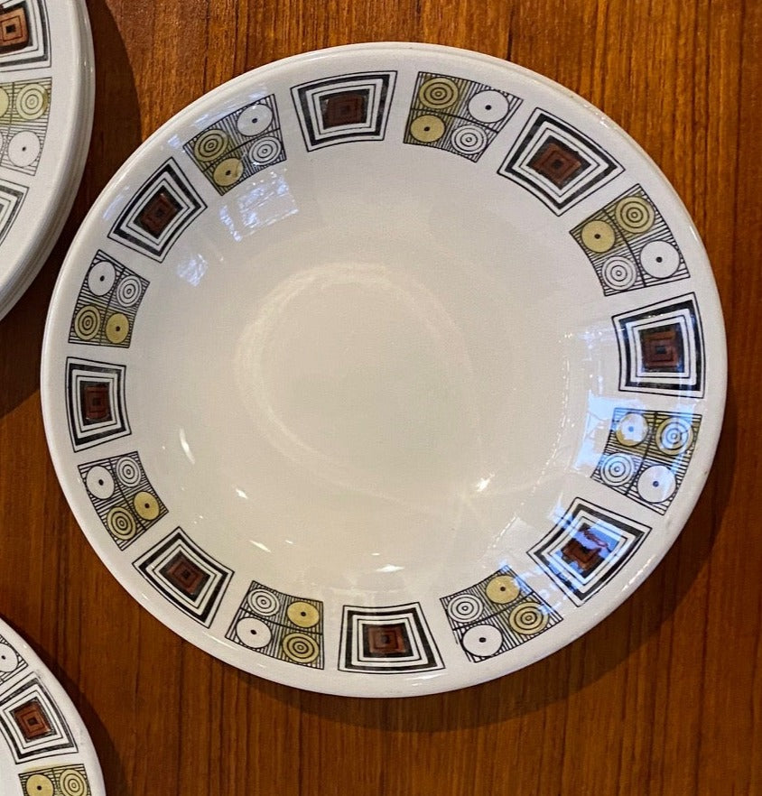 Kathie Winkle "Rushtone" Vintage Serving Bowls- Cook Street Vintage