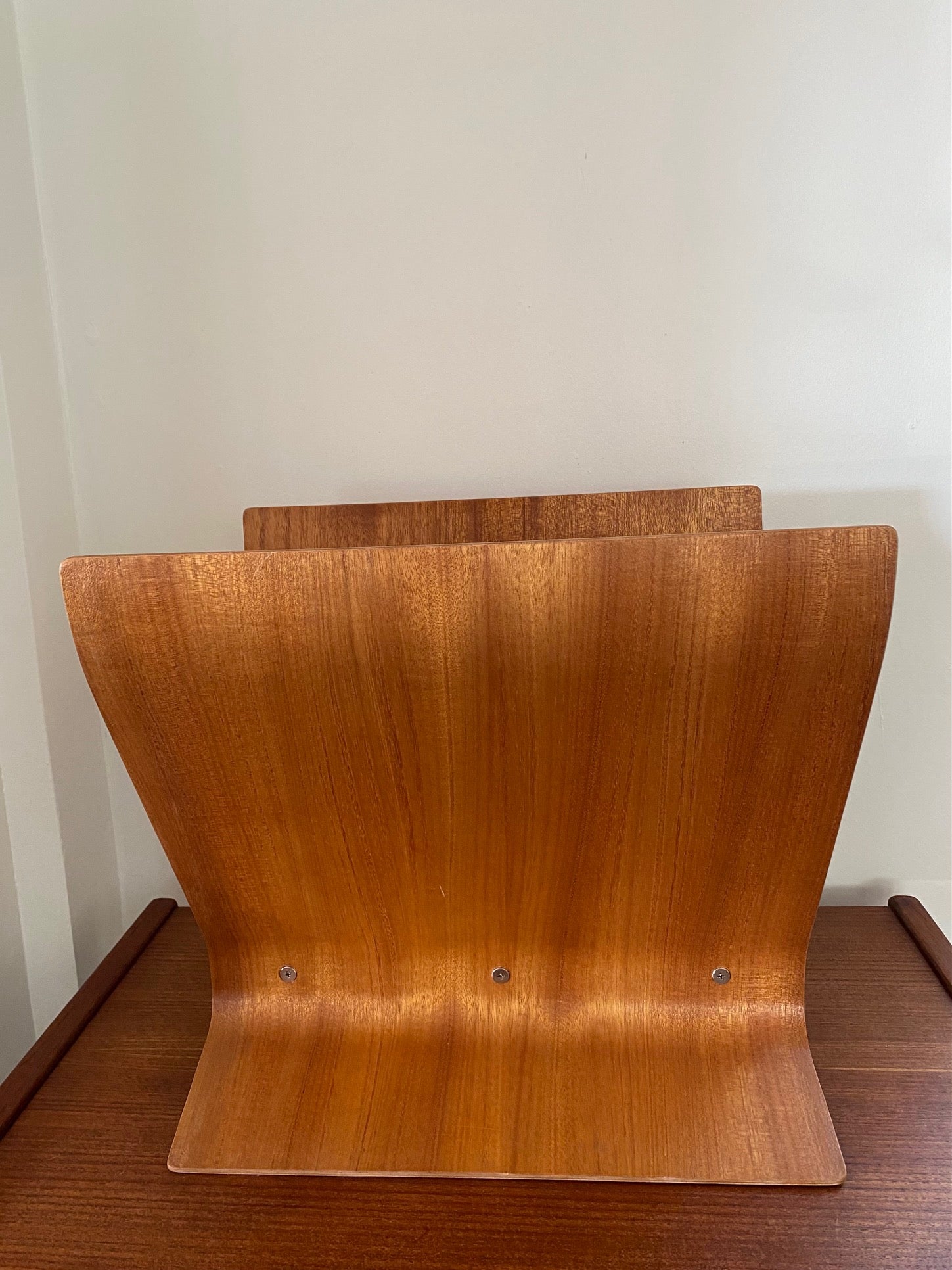 MCM Bentwood Magazine Rack by Paul Rowan- Cook Street Vintage