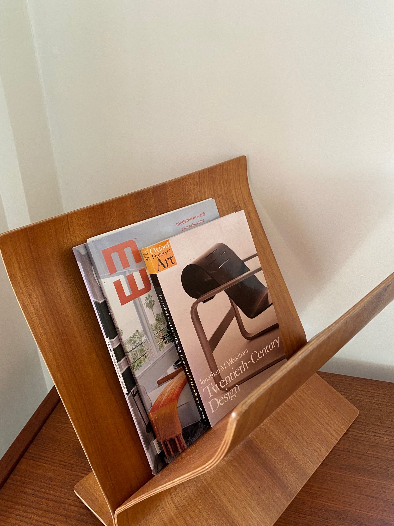 MCM Bentwood Magazine Rack by Paul Rowan- Cook Street Vintage