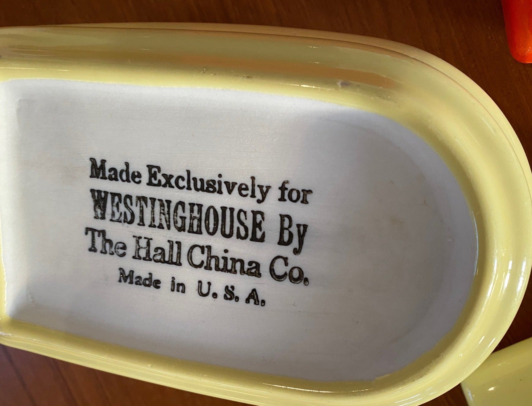 Classic Yellow Vintage Westinghouse Refrigerator Container- Cook Street Vintage