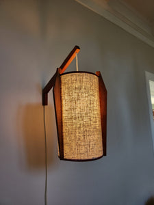 Mid-century Teak Pendant Lamp